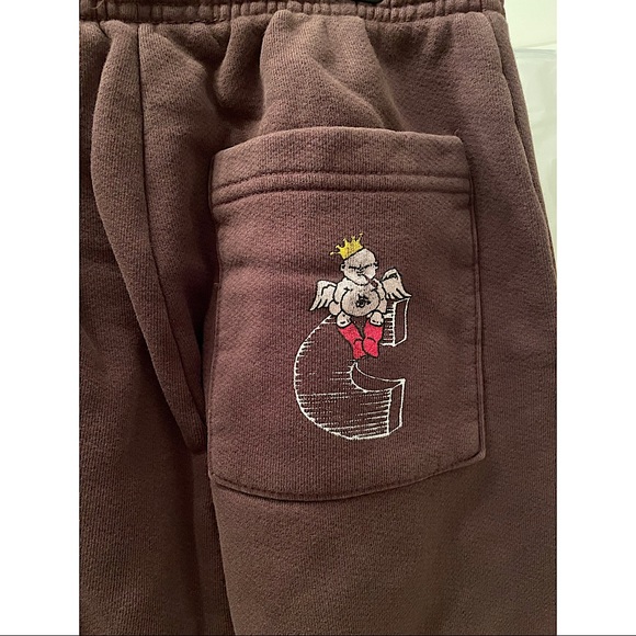 Cherry LA Valentines Day Sweat Pants Espresso XS - Picture 6 of 11